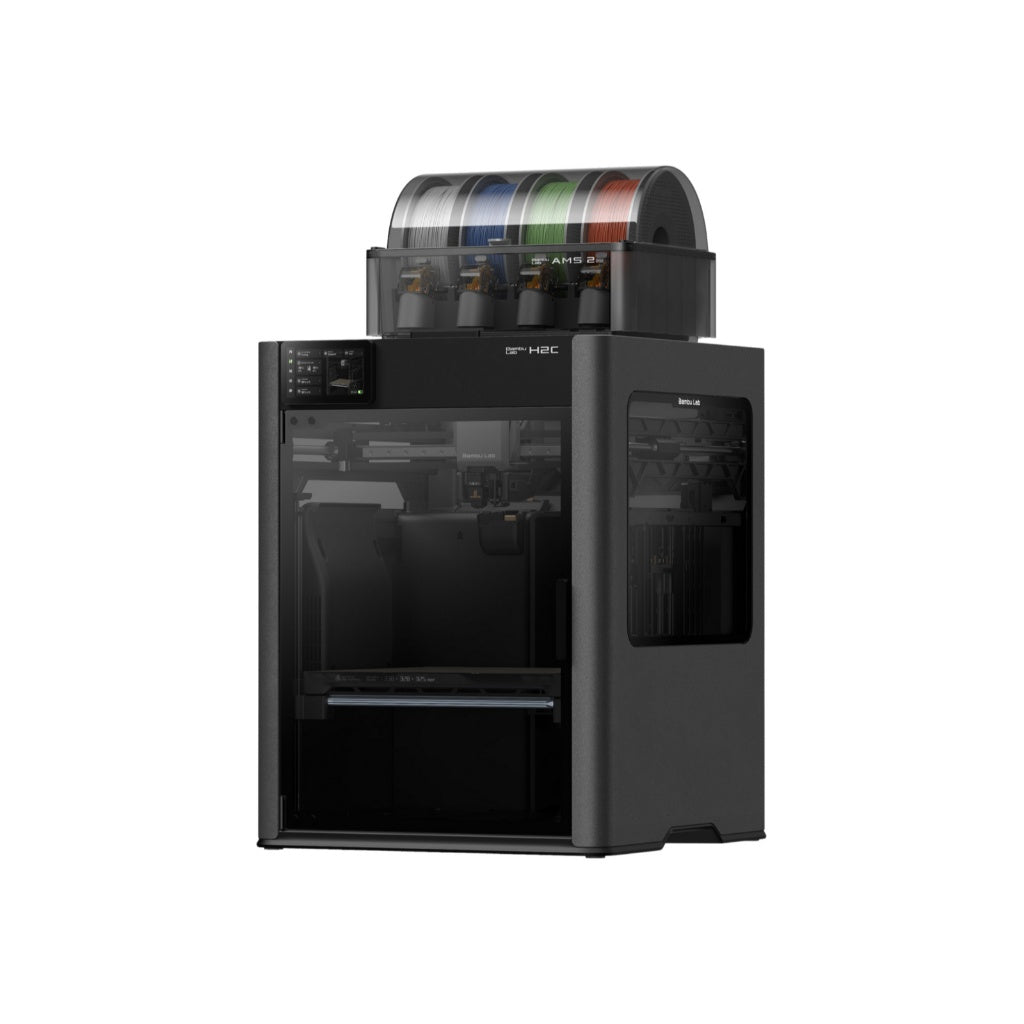 Bambu Lab H2C Multi Material 3D Printer with Vortek Interchangeable Nozzle System - Combo/10w/40w Laser Combo
