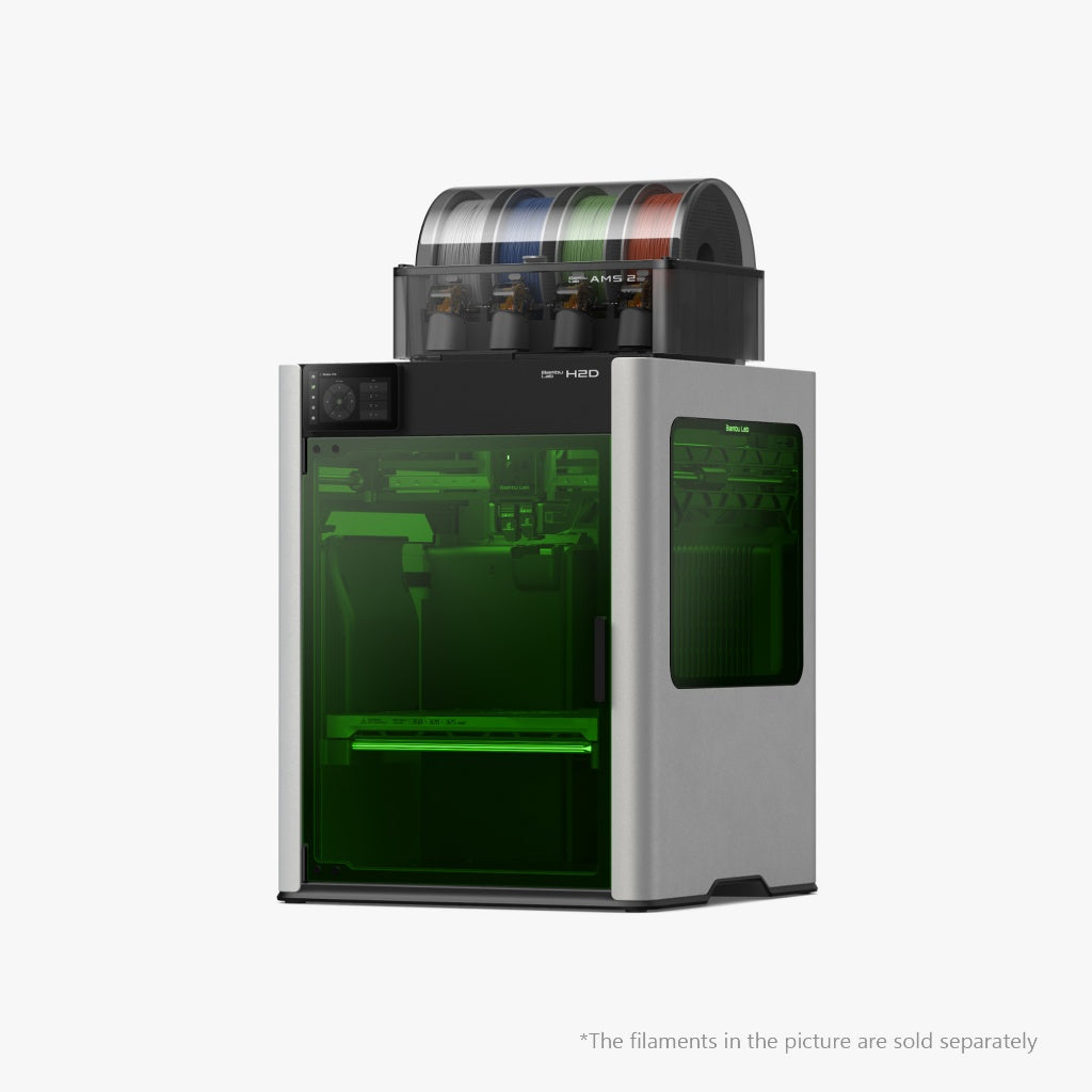 Bambu Lab H2D Dual Nozzle Multi Material 3D Printer - Unit Only/Combo/Laser Combo